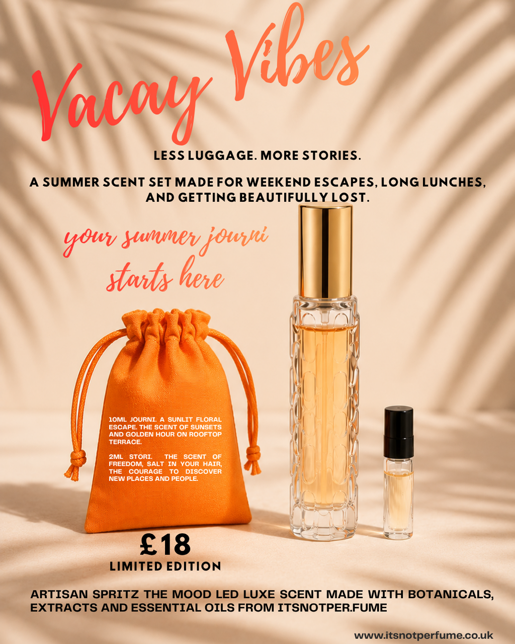 Vacay Vibe Set - 10ml Journi & 2ml Stori